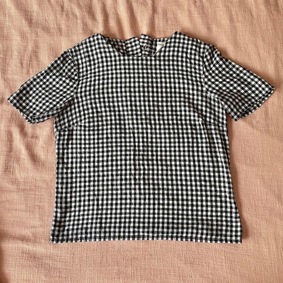Soft Gingham Baby Tee - PLEASE COMMENT BEFORE BUYING - Picture 1 of 4